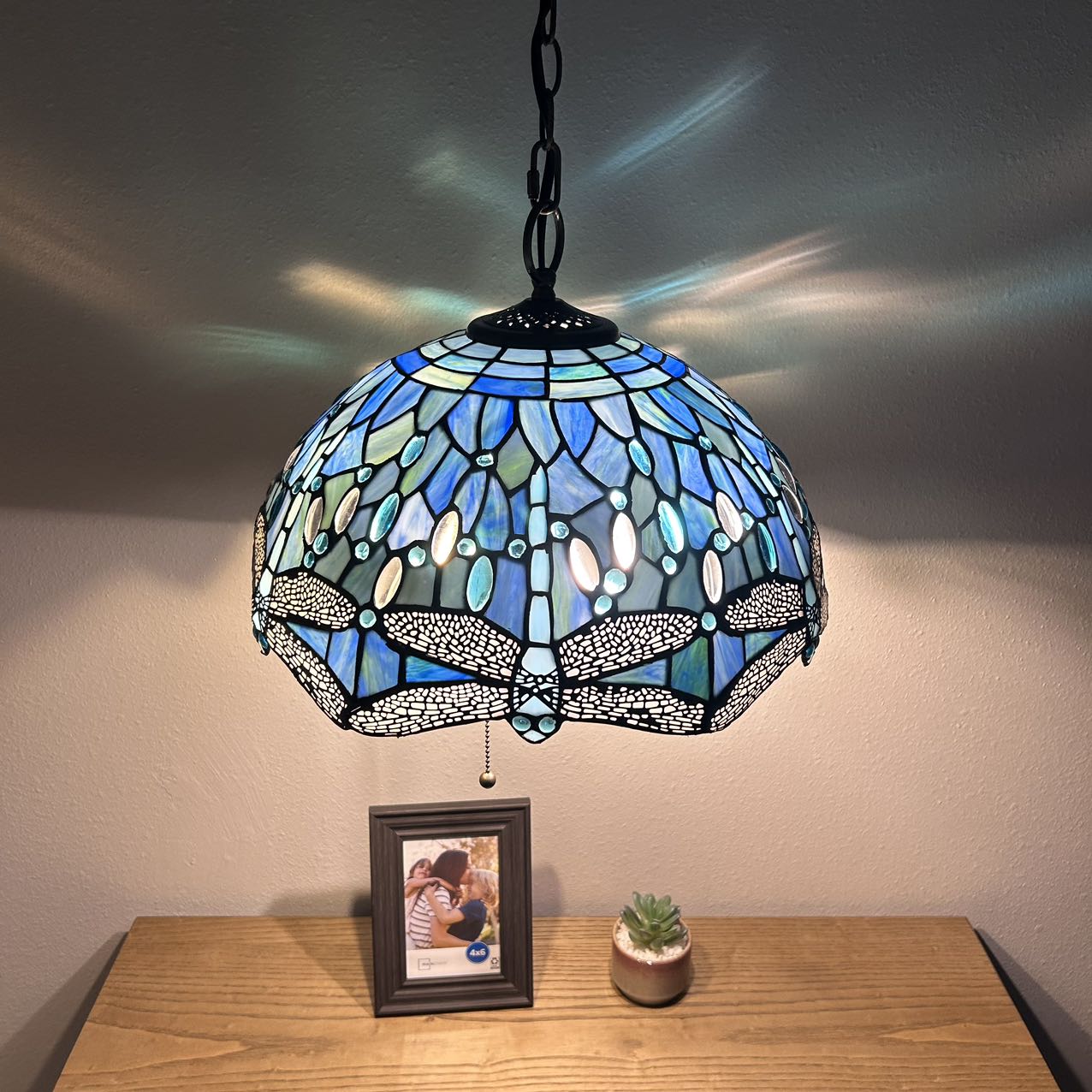 Tiffany style clearance hanging light