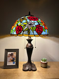 Enjoy Tiffany Style Table Lamp Rose Flowers ET1615