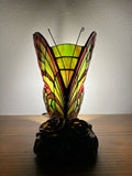 Enjoy Tiffany Style Night Light Stained Glass Butterfly Vintage ET10001 H9*W6 in