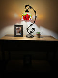 Enjoy Tiffany Style Rose Flower Stained Glass Table Lamp included LED bulb ET0804