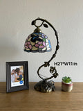 Enjoy Tiffany Style Stained Glass Table Lamp Hummingbird ET0822