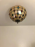 Tiffany Style Ceiling lamp Gold Vintage EP1276