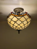 Tiffany Style Ceiling lamp Gold Vintage EP1224